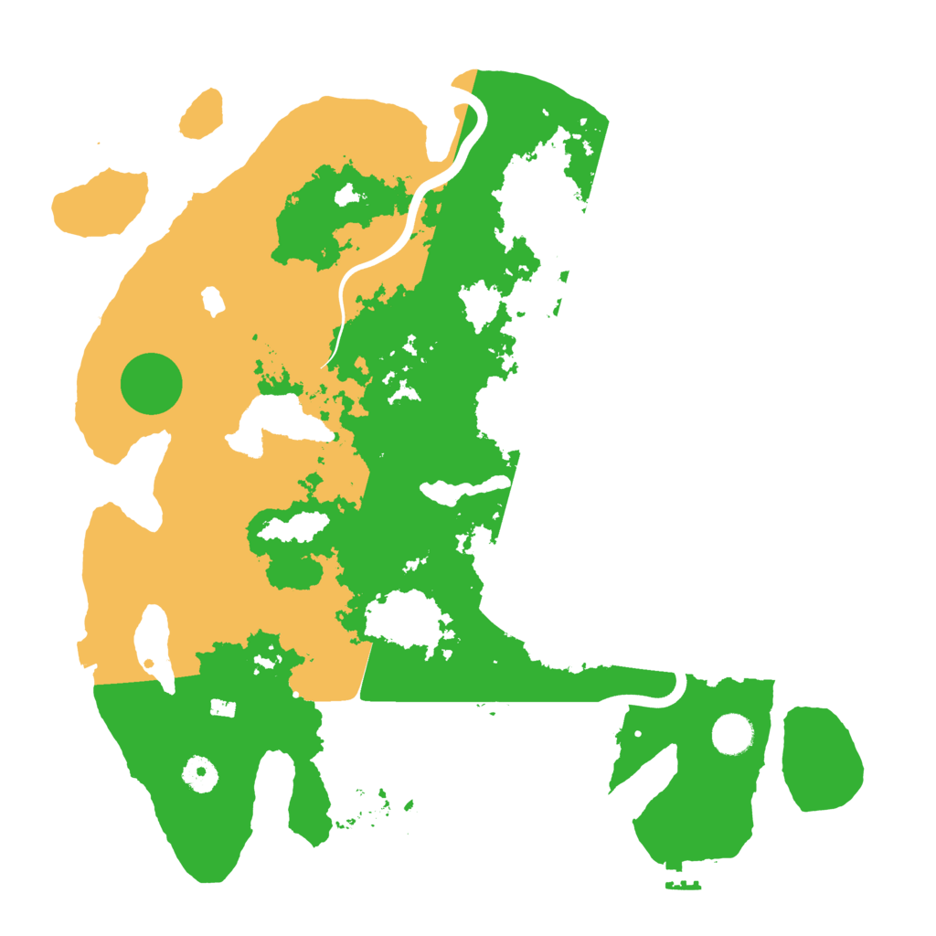 Biome Rust Map: Procedural Map, Size: 4000, Seed: 1231245125