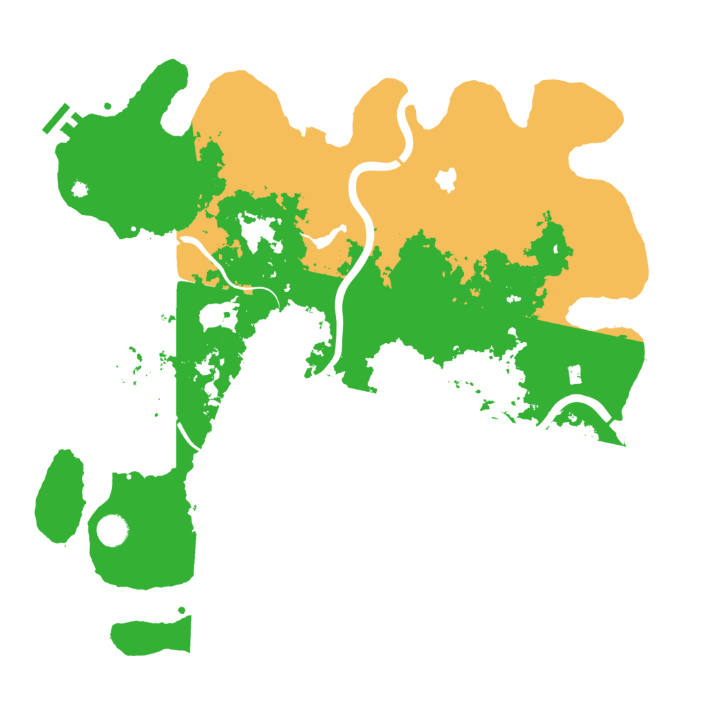 Biome Rust Map: Procedural Map, Size: 4000, Seed: 1231727488