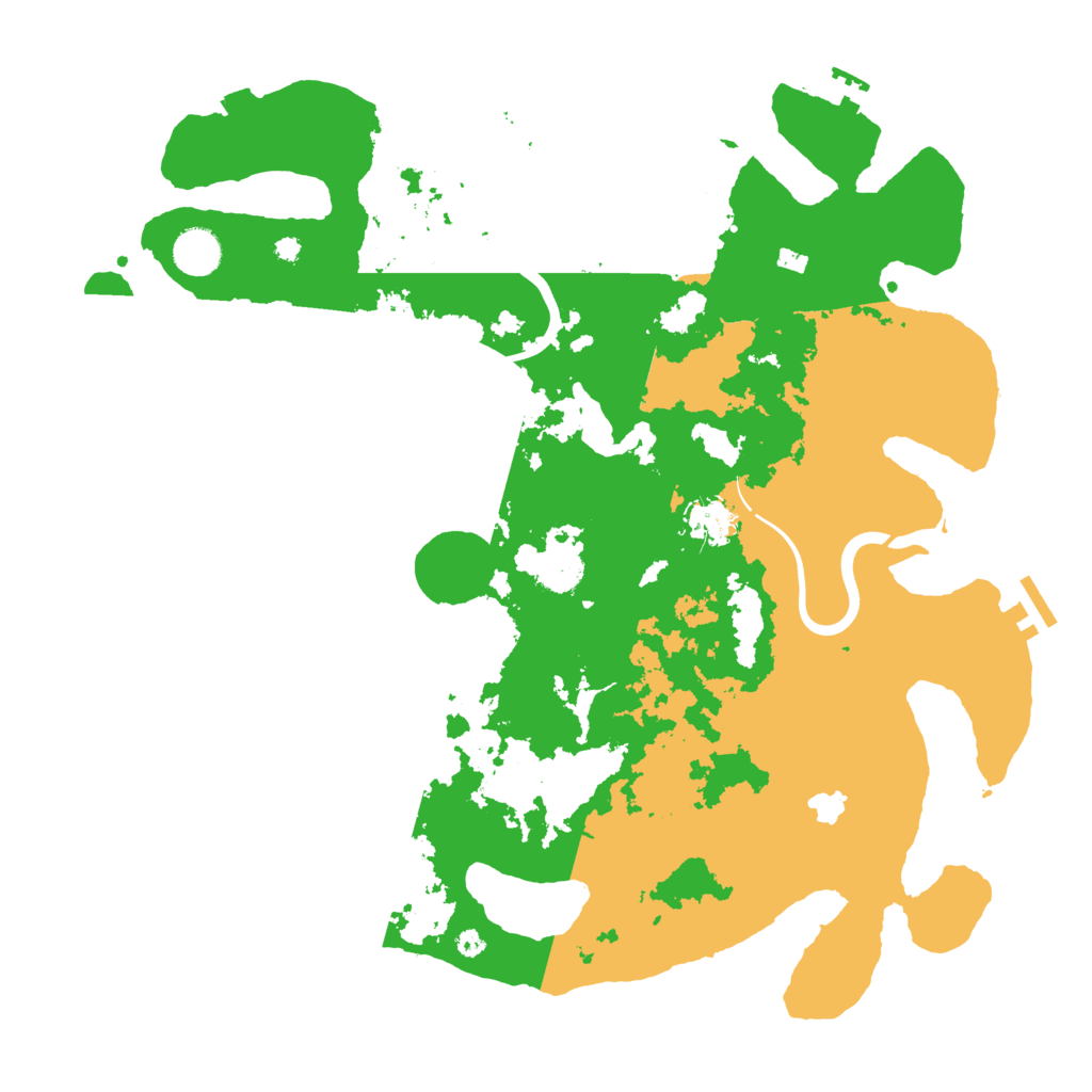 Biome Rust Map: Procedural Map, Size: 4000, Seed: 1246817350