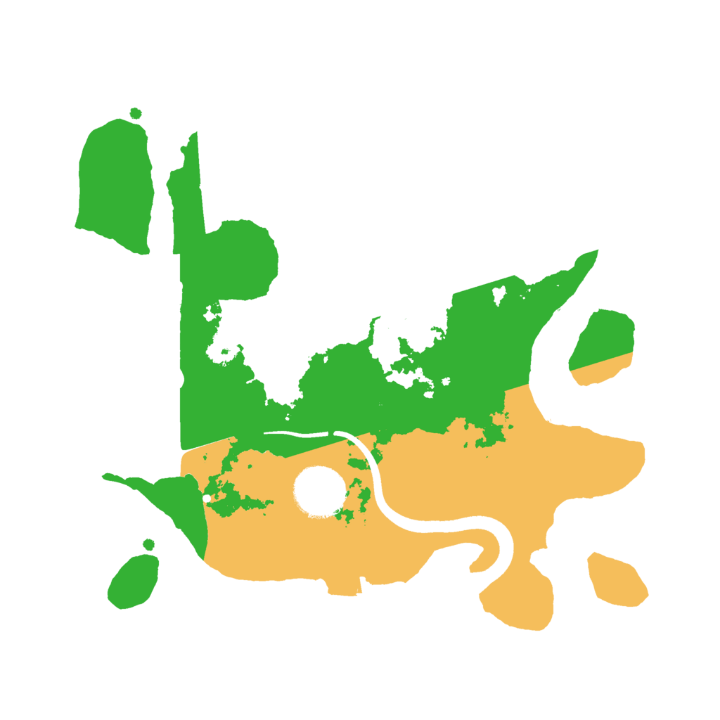 Biome Rust Map: Procedural Map, Size: 2500, Seed: 912632963