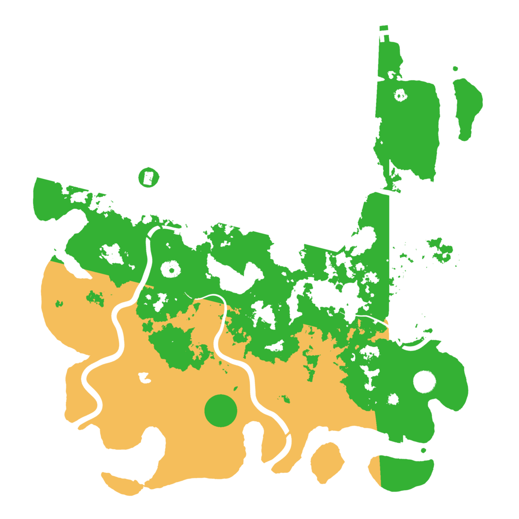 Biome Rust Map: Procedural Map, Size: 4200, Seed: 2145492596