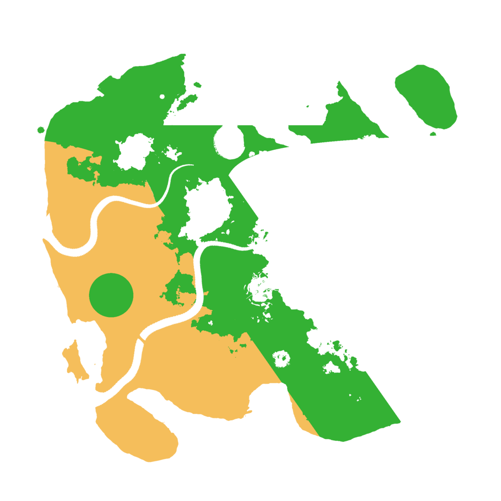 Biome Rust Map: Procedural Map, Size: 3000, Seed: 1617427239