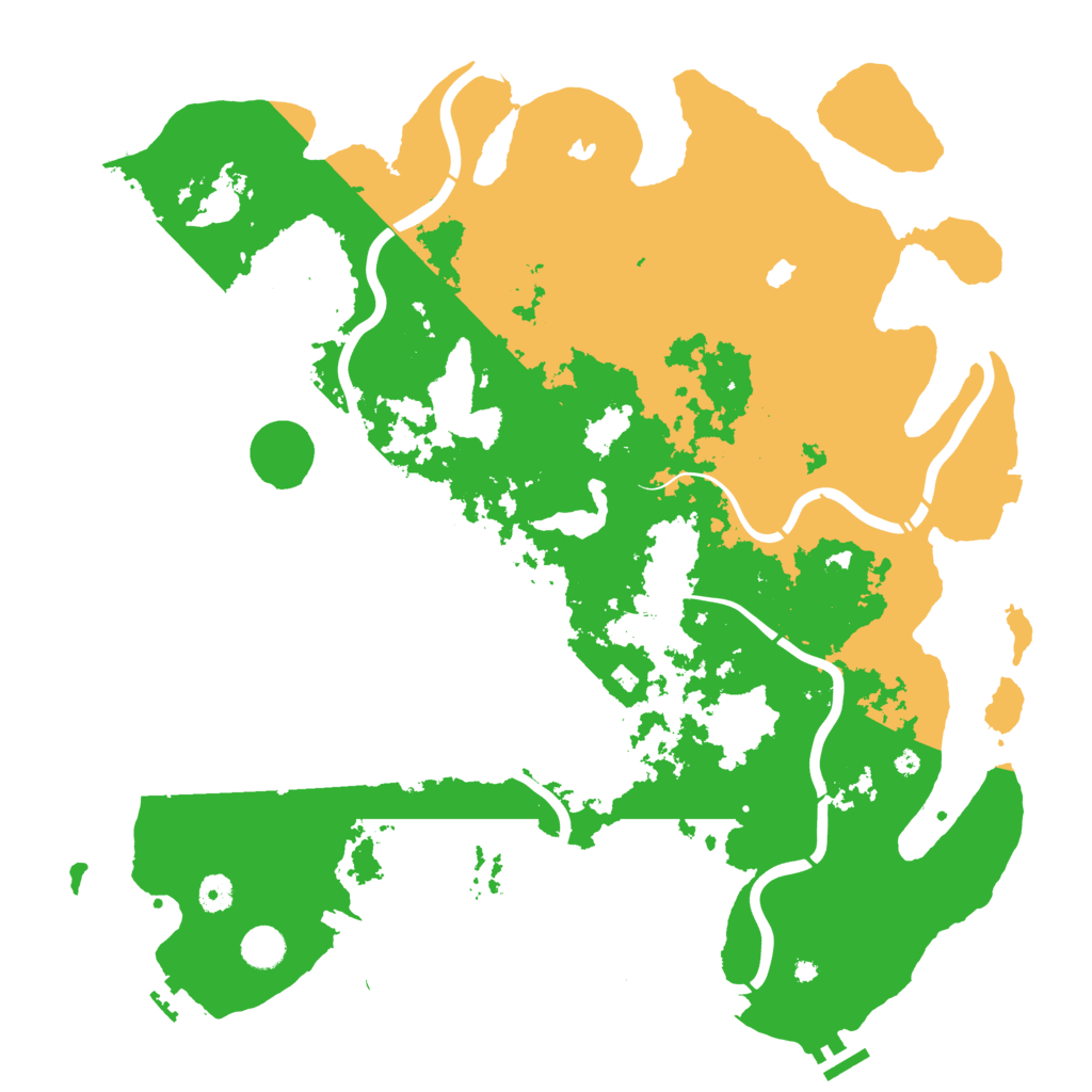 Biome Rust Map: Procedural Map, Size: 4500, Seed: 1498749442