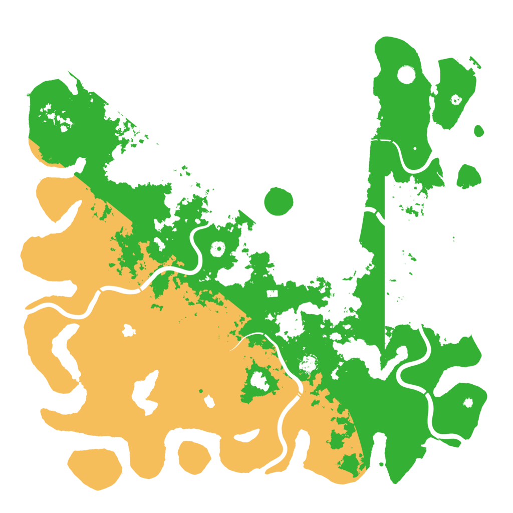 Biome Rust Map: Procedural Map, Size: 5000, Seed: 657435