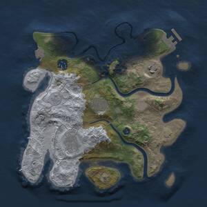 Thumbnail Rust Map: Procedural Map, Size: 2900, Seed: 43634233, 9 Monuments