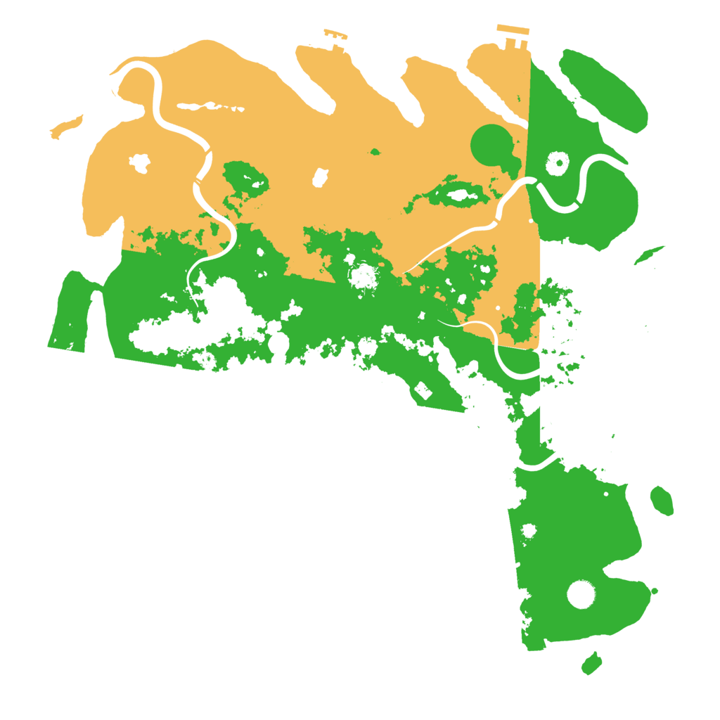 Biome Rust Map: Procedural Map, Size: 4500, Seed: 10345