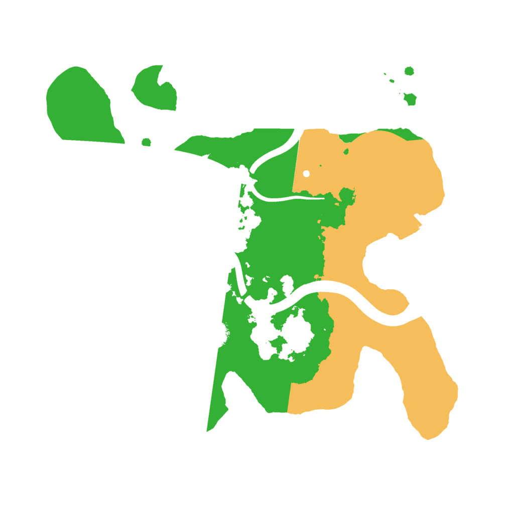 Biome Rust Map: Procedural Map, Size: 2250, Seed: 61356
