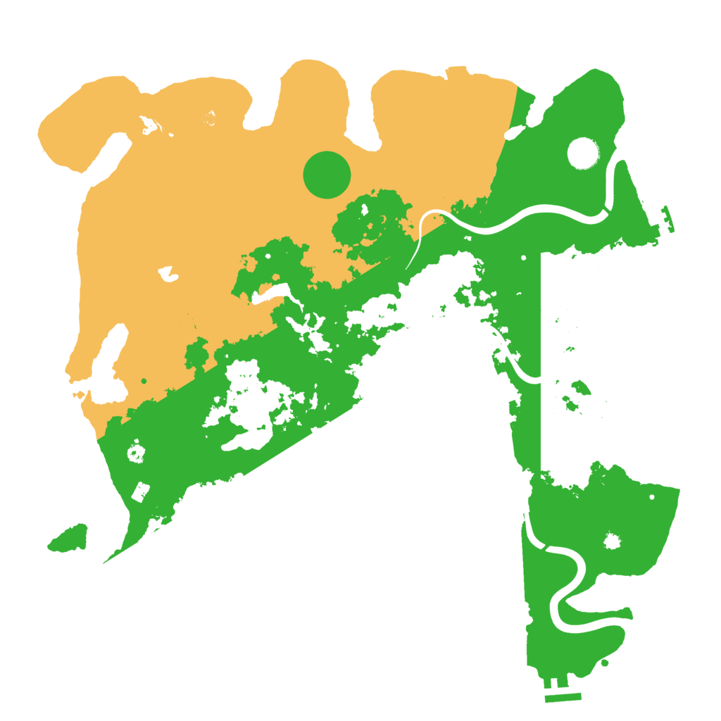 Biome Rust Map: Procedural Map, Size: 4000, Seed: 100034781