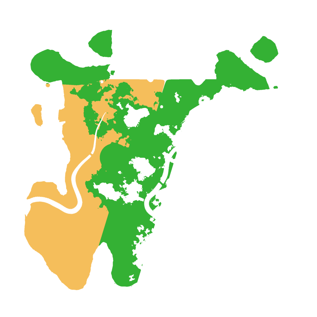 Biome Rust Map: Procedural Map, Size: 3000, Seed: 435214752