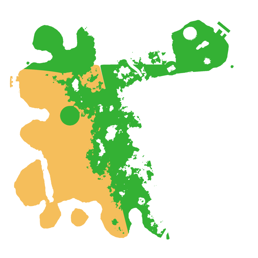 Biome Rust Map: Procedural Map, Size: 3500, Seed: 2135826603