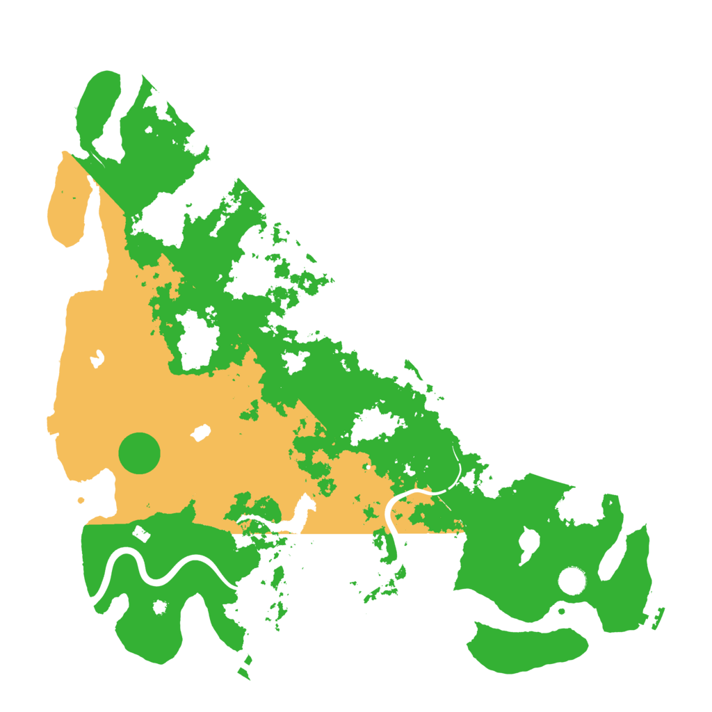 Biome Rust Map: Procedural Map, Size: 4500, Seed: 698456