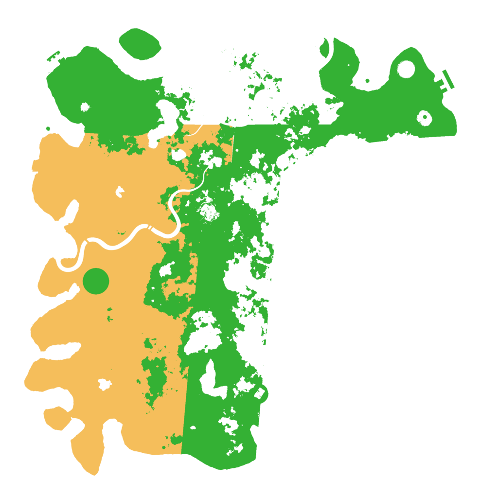 Biome Rust Map: Procedural Map, Size: 5000, Seed: 1034827363