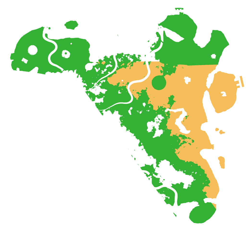 Biome Rust Map: Procedural Map, Size: 4500, Seed: 638753020