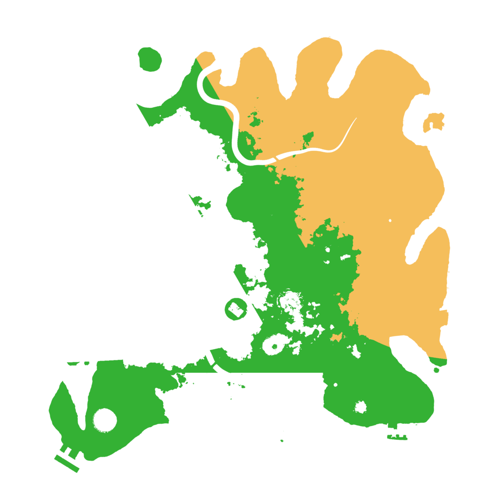 Biome Rust Map: Procedural Map, Size: 3750, Seed: 26001158