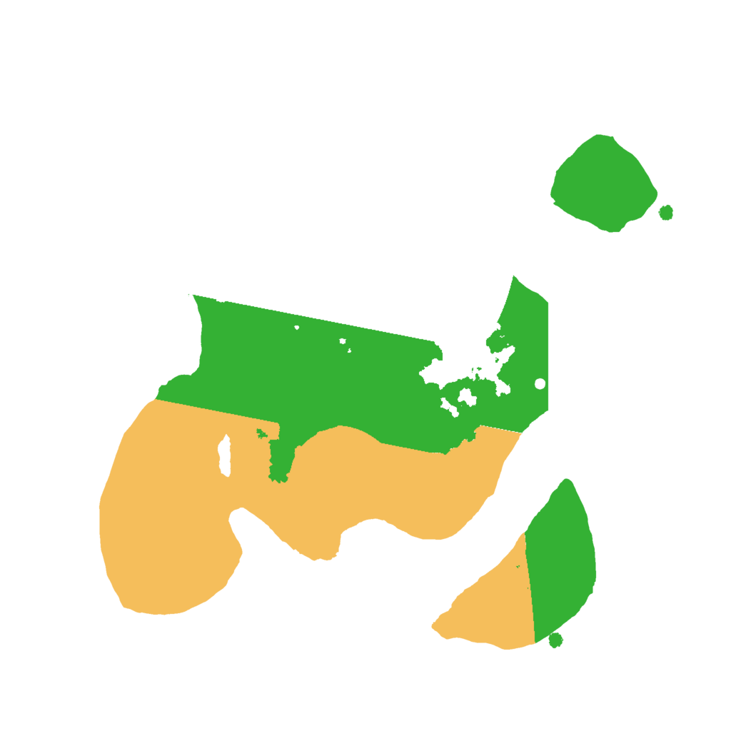 Biome Rust Map: Procedural Map, Size: 2000, Seed: 833959994