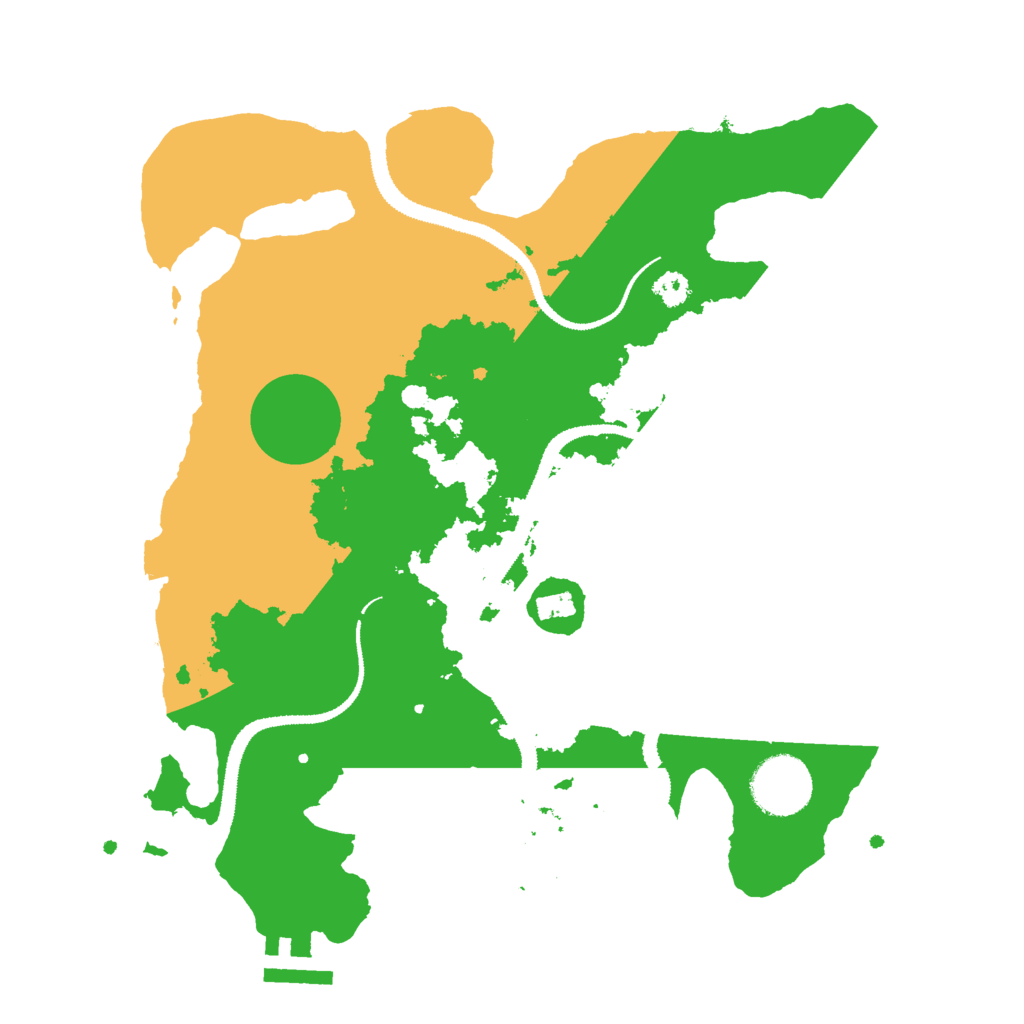 Biome Rust Map: Procedural Map, Size: 3000, Seed: 26773