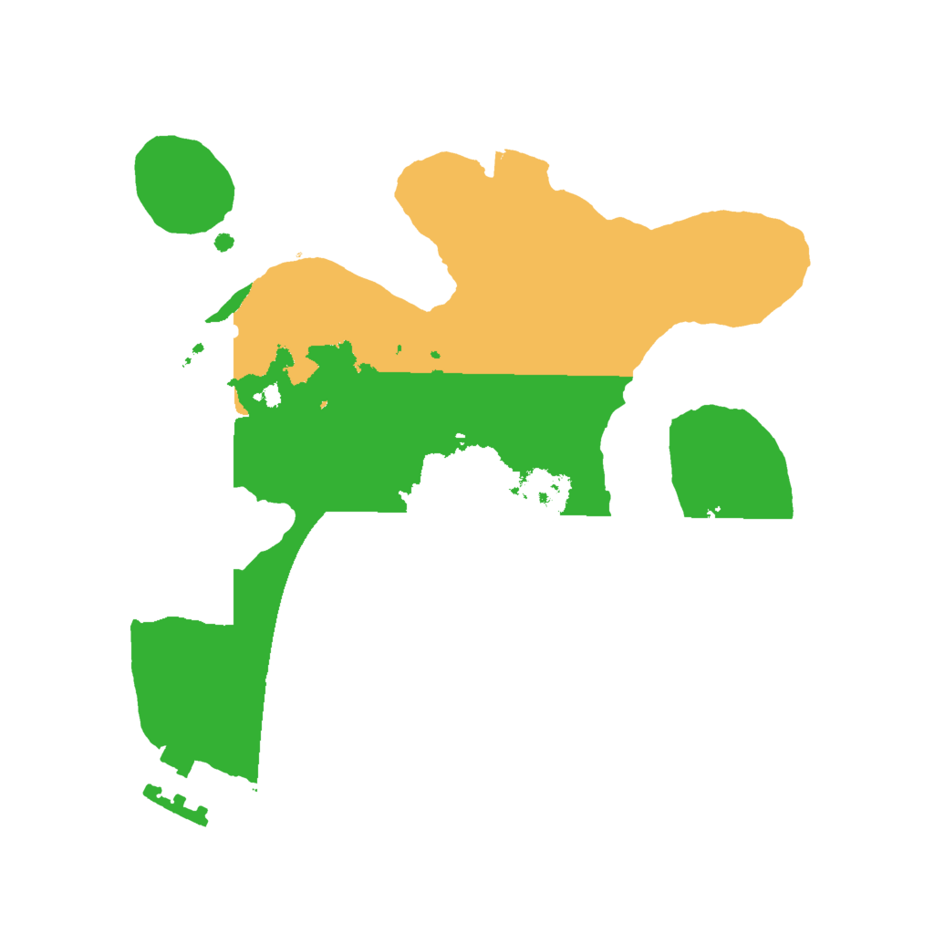 Biome Rust Map: Procedural Map, Size: 2000, Seed: 788562332