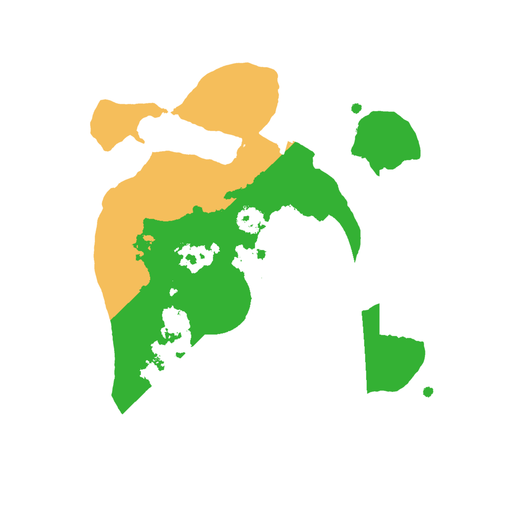 Biome Rust Map: Procedural Map, Size: 2000, Seed: 599676475