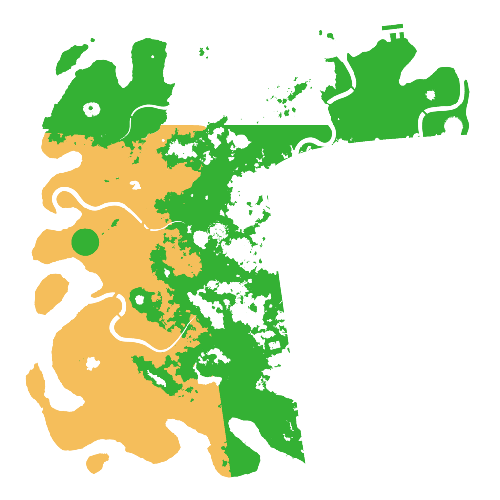Biome Rust Map: Procedural Map, Size: 4800, Seed: 1812830591