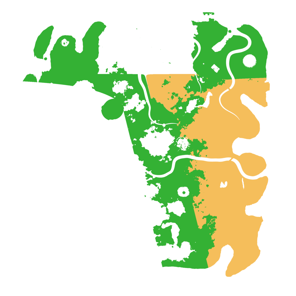 Biome Rust Map: Procedural Map, Size: 4000, Seed: 726236524