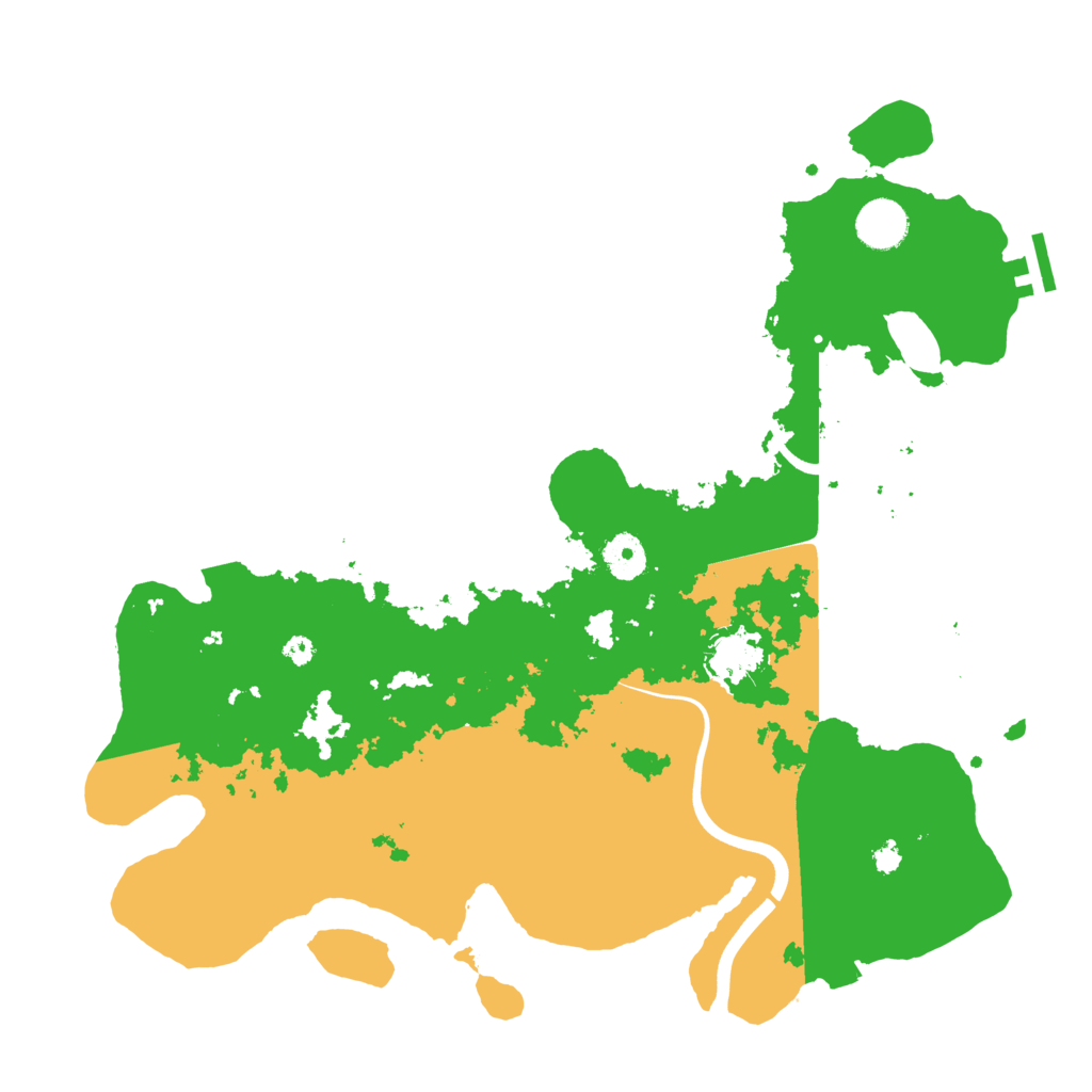 Biome Rust Map: Procedural Map, Size: 3750, Seed: 630559576