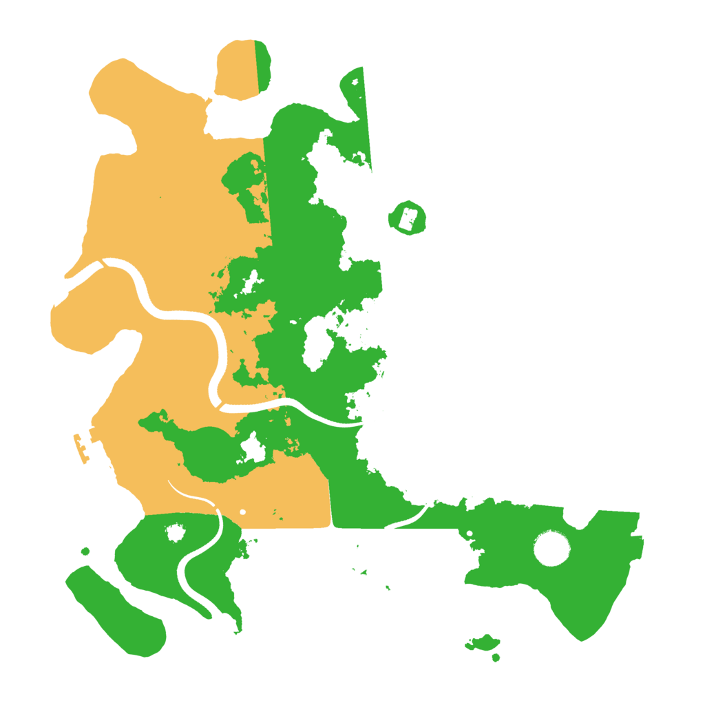 Biome Rust Map: Procedural Map, Size: 3500, Seed: 1538882871