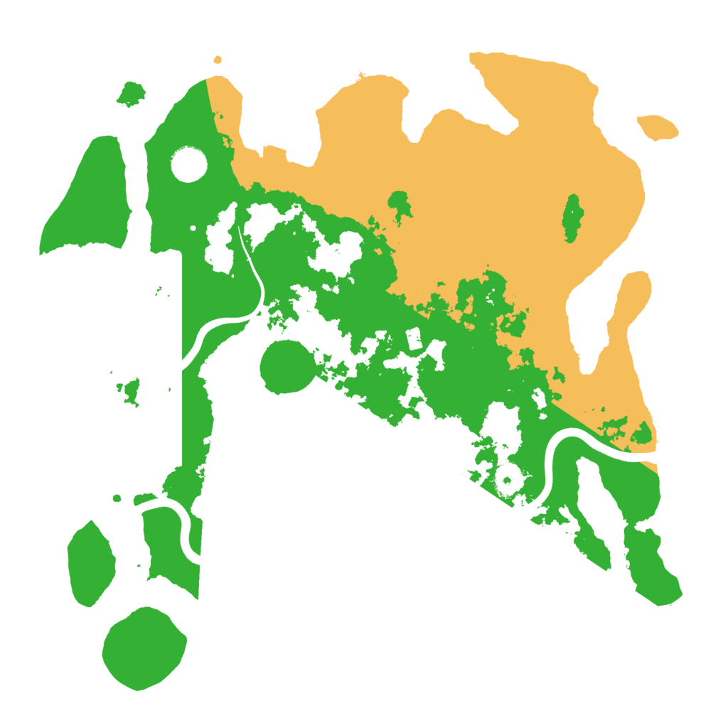 Biome Rust Map: Procedural Map, Size: 3650, Seed: 343269