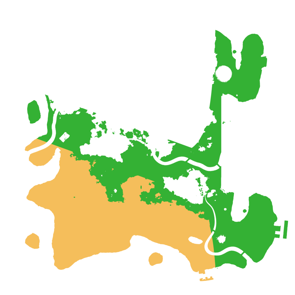 Biome Rust Map: Procedural Map, Size: 3300, Seed: 1103454657