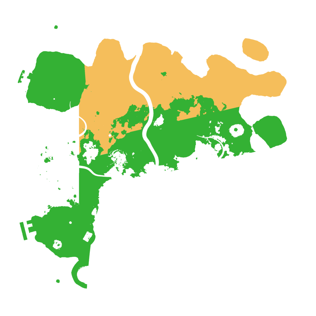 Biome Rust Map: Procedural Map, Size: 3500, Seed: 800779200