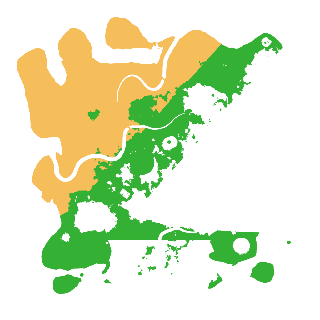 Biome Rust Map: Procedural Map, Size: 3500, Seed: 1119917909