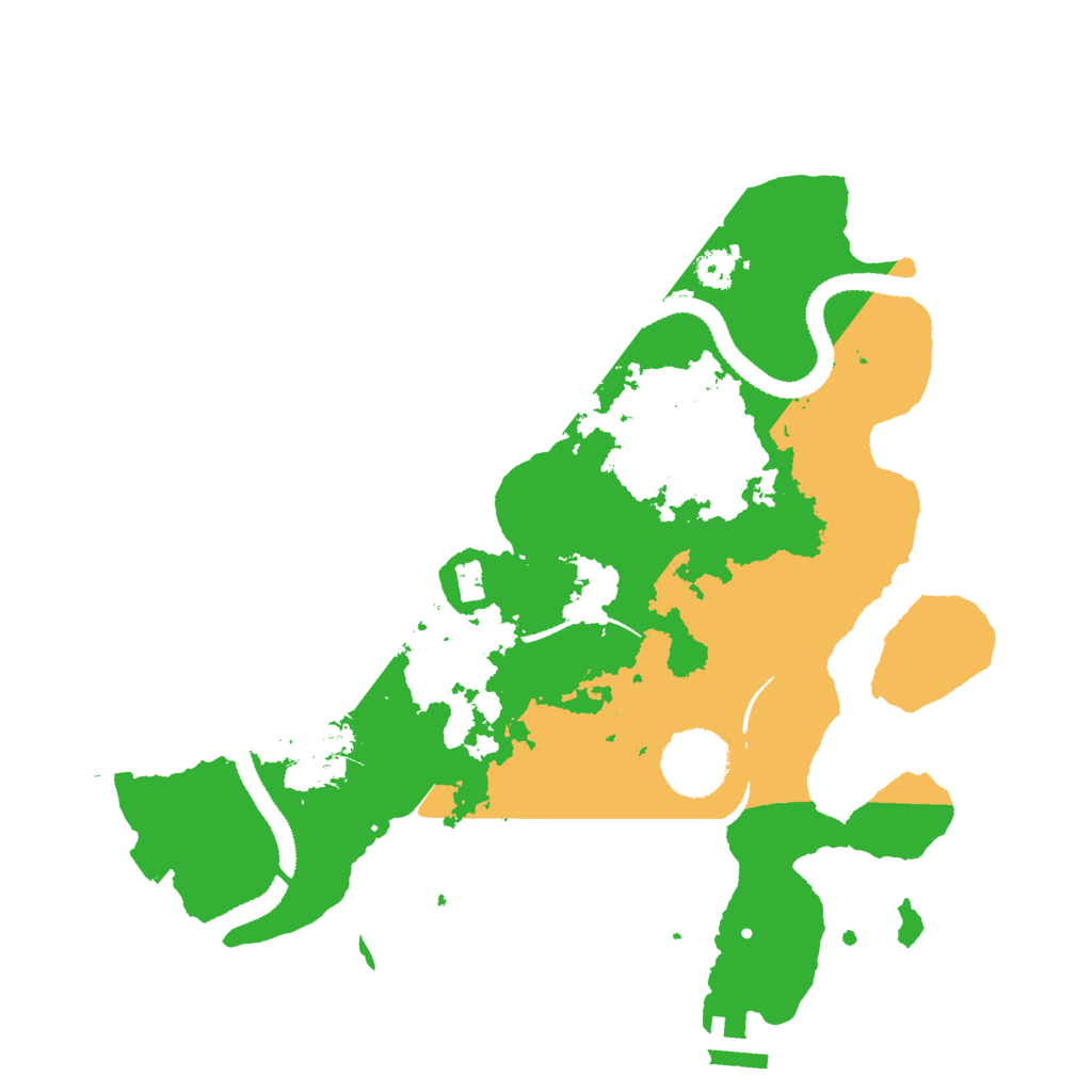 Biome Rust Map: Procedural Map, Size: 3000, Seed: 931628299