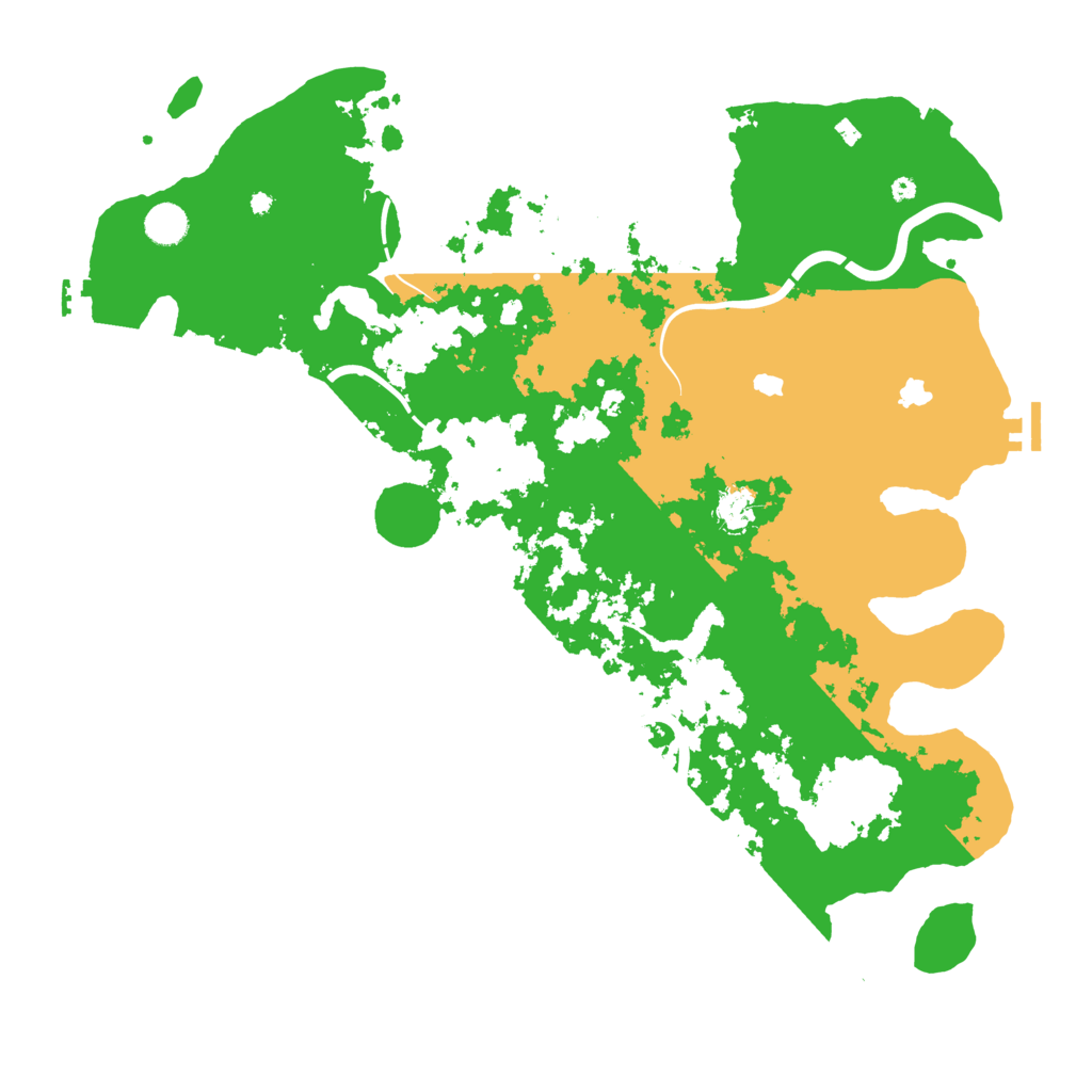 Biome Rust Map: Procedural Map, Size: 4500, Seed: 2105143255