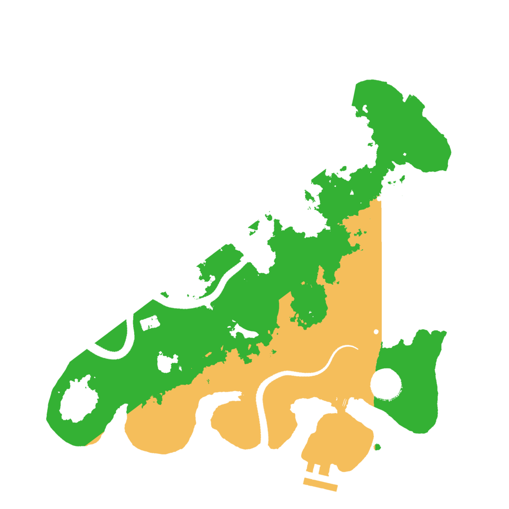 Biome Rust Map: Procedural Map, Size: 3000, Seed: 1293710