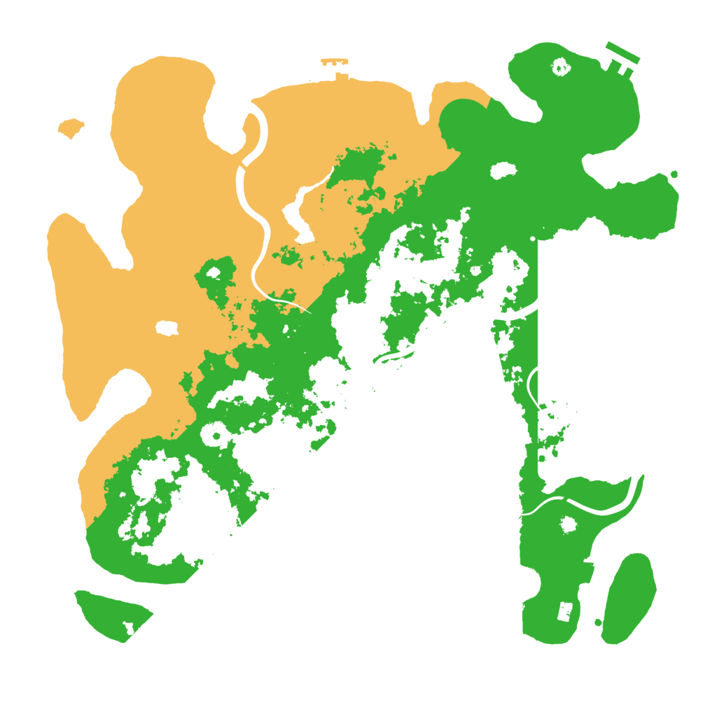 Biome Rust Map: Procedural Map, Size: 4000, Seed: 1784854769