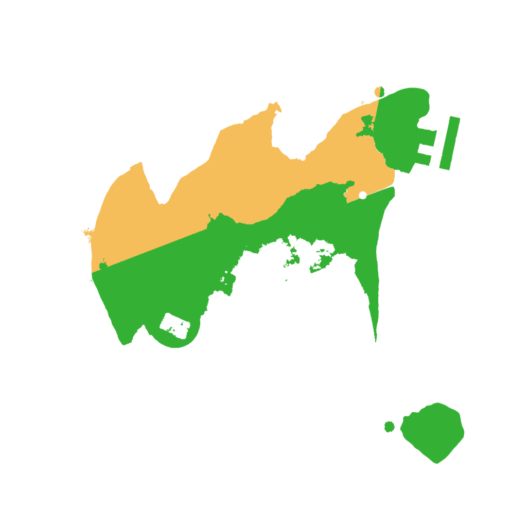 Biome Rust Map: Procedural Map, Size: 2000, Seed: 272090325