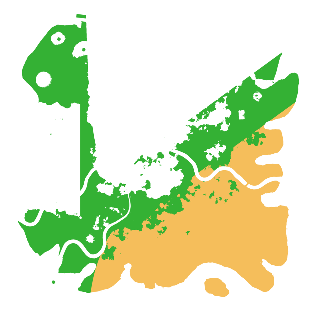 Biome Rust Map: Procedural Map, Size: 3700, Seed: 2087884838