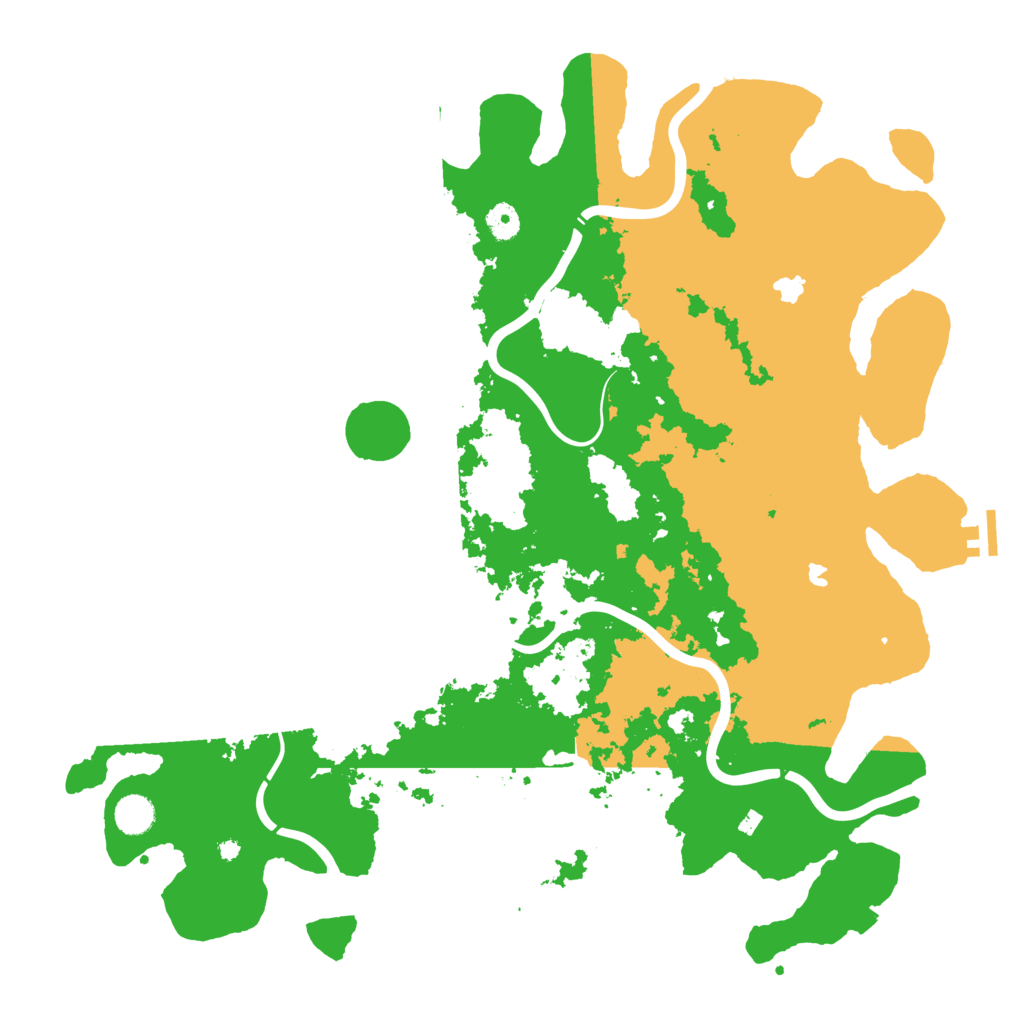 Biome Rust Map: Procedural Map, Size: 4500, Seed: 591959846