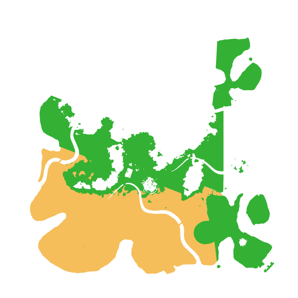 Biome Rust Map: Procedural Map, Size: 3500, Seed: 156355806