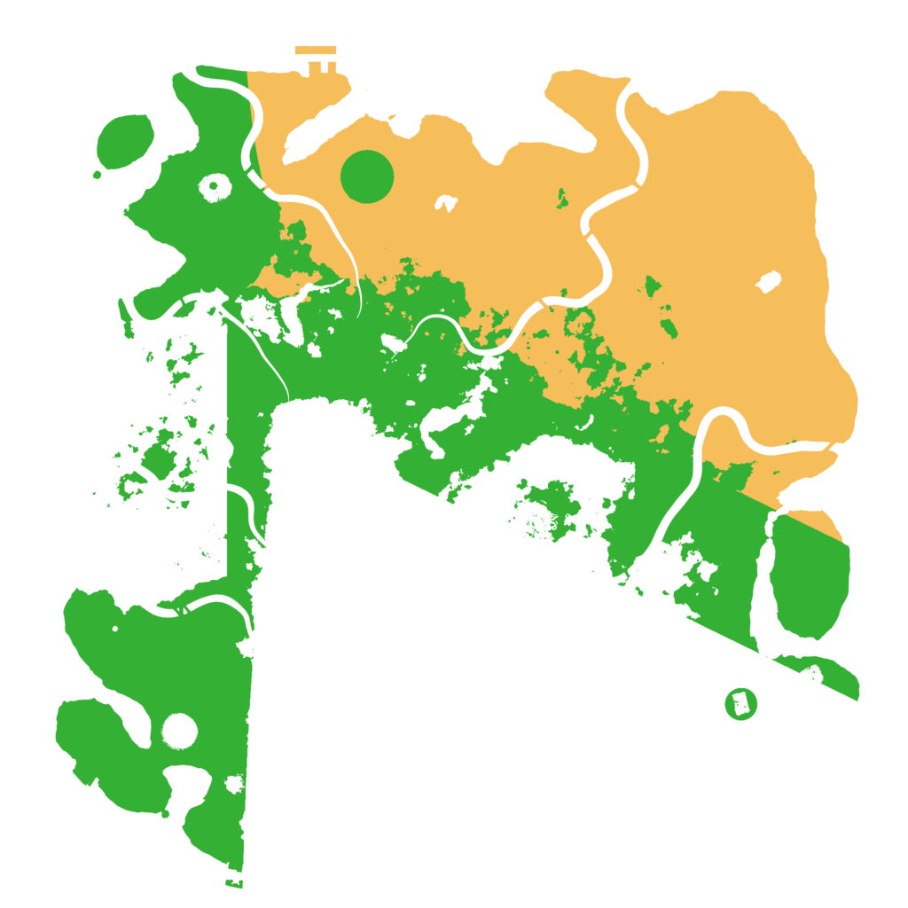 Biome Rust Map: Procedural Map, Size: 4500, Seed: 192280986
