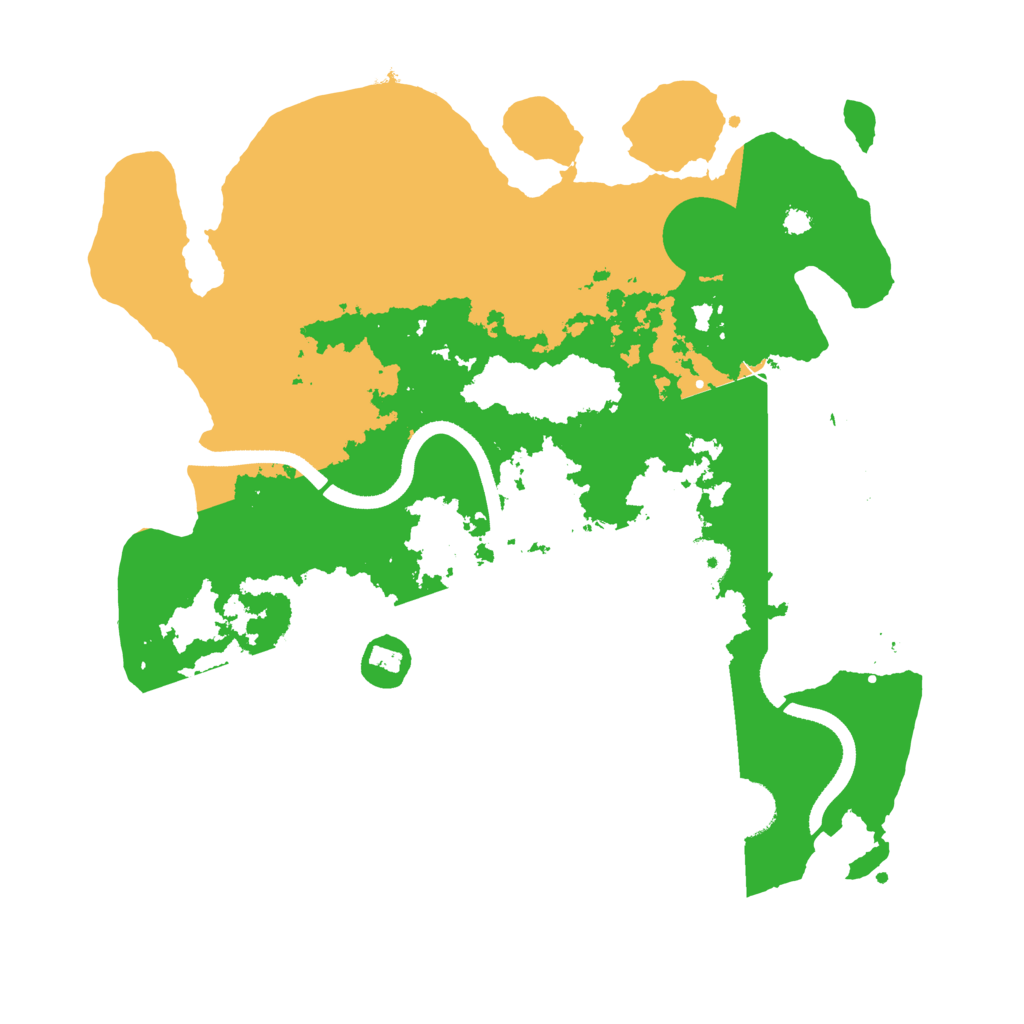 Biome Rust Map: Procedural Map, Size: 3500, Seed: 1890915386