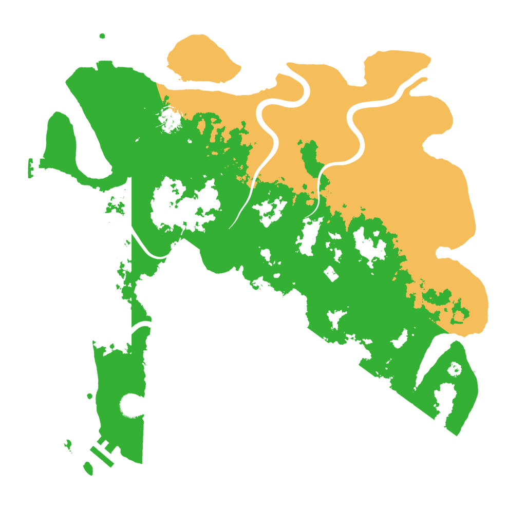 Biome Rust Map: Procedural Map, Size: 3850, Seed: 98765
