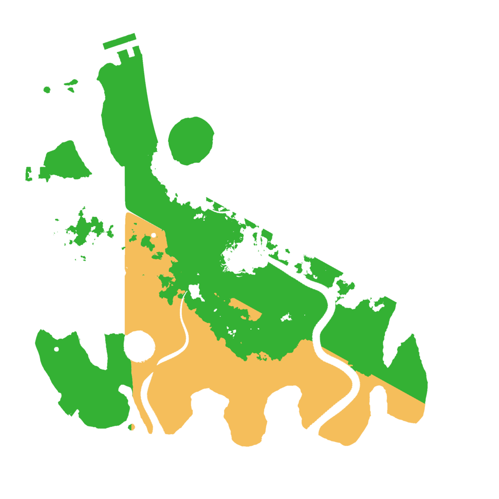 Biome Rust Map: Procedural Map, Size: 3000, Seed: 4471826