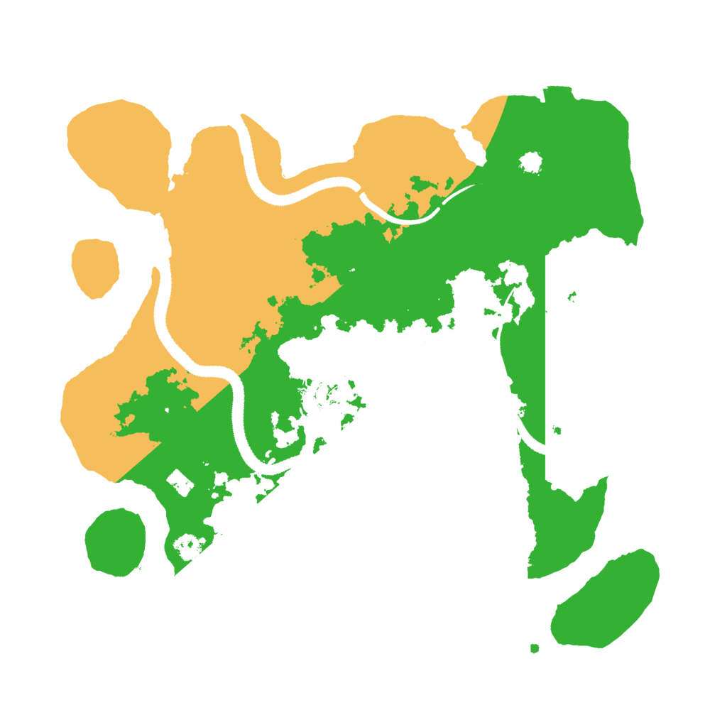 Biome Rust Map: Procedural Map, Size: 3000, Seed: 1049425519