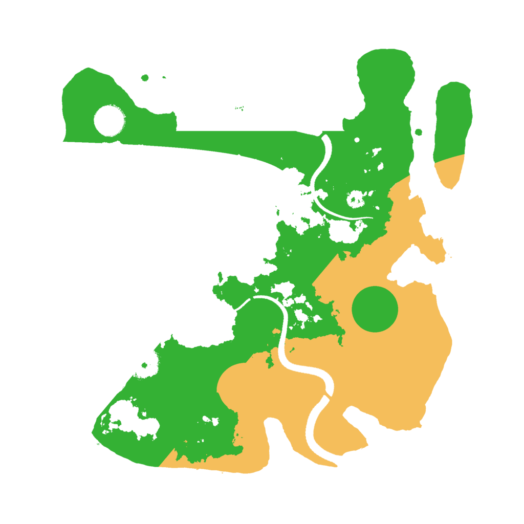 Biome Rust Map: Procedural Map, Size: 3000, Seed: 1150933318