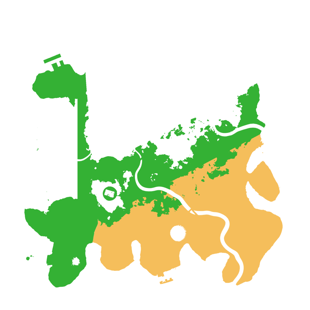 Biome Rust Map: Procedural Map, Size: 3500, Seed: 567778651