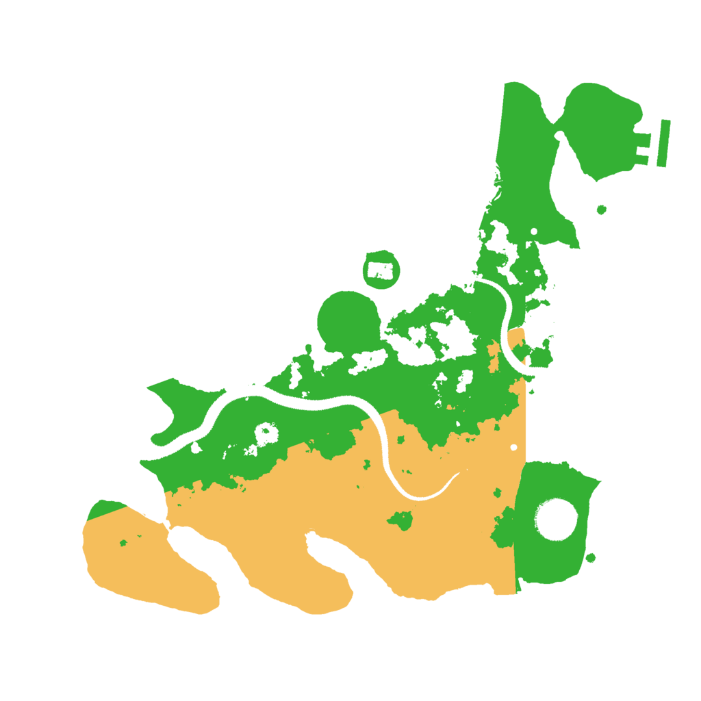 Biome Rust Map: Procedural Map, Size: 3000, Seed: 90504001