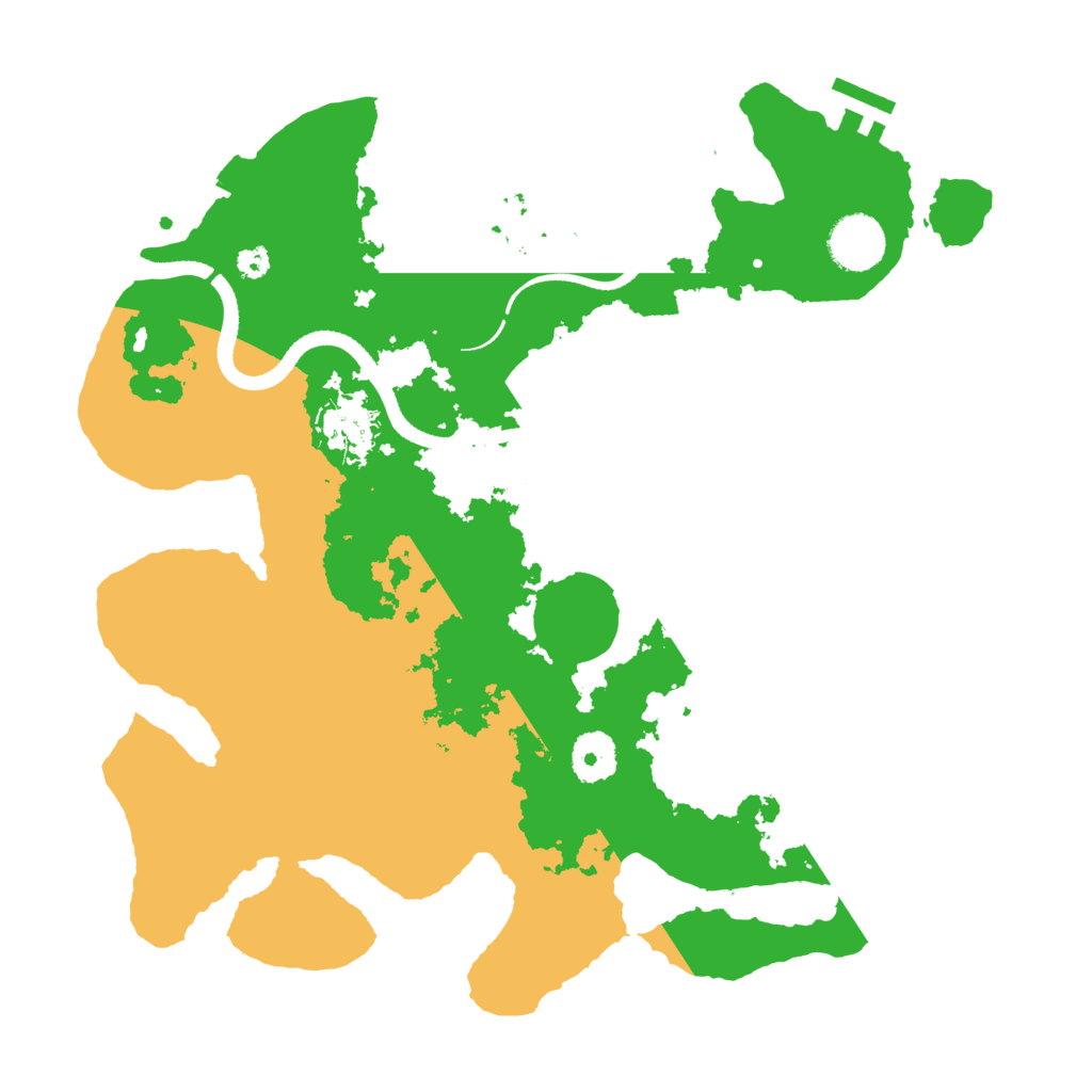 Biome Rust Map: Procedural Map, Size: 3400, Seed: 333333