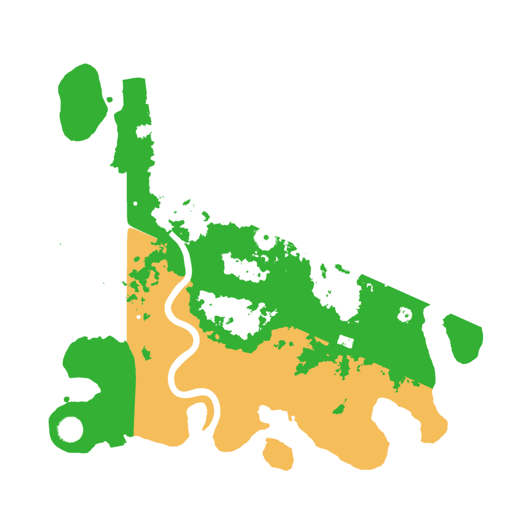 Biome Rust Map: Procedural Map, Size: 3500, Seed: 848
