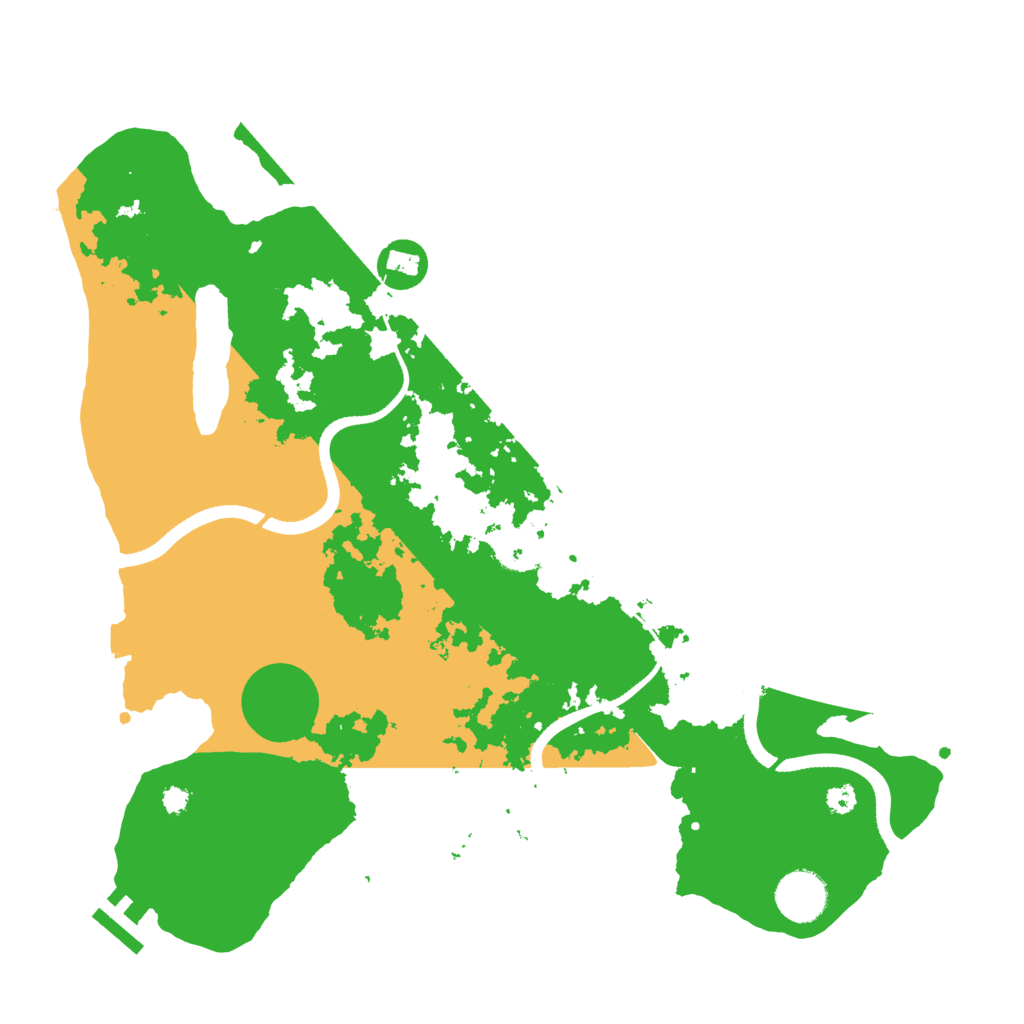 Biome Rust Map: Procedural Map, Size: 3500, Seed: 695838711