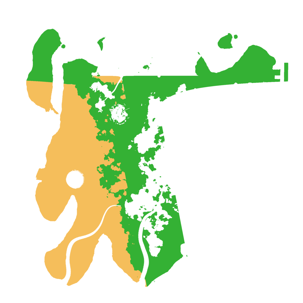 Biome Rust Map: Procedural Map, Size: 3000, Seed: 31323